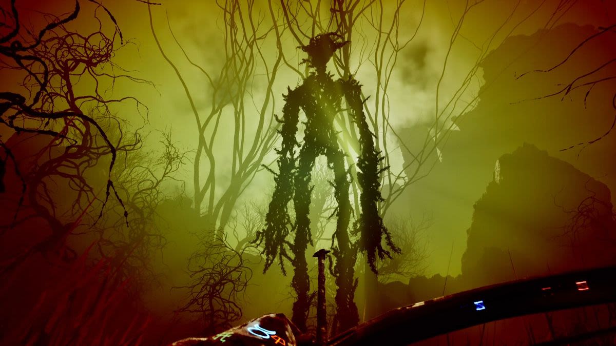 The Axis Unseen, a 'heavy metal horror game' about bowhunting monsters from ancient folklore, drops a new trailer that is very metal indeed