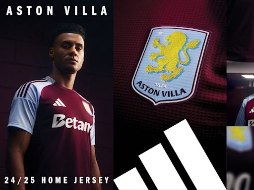 Aston Villa new home kit with help of rock legend