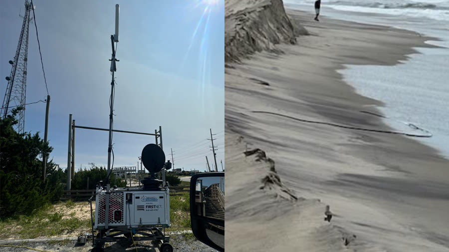 NC fiber optic line cut at Outer Banks; Hatteras Island emergency cell services deployed