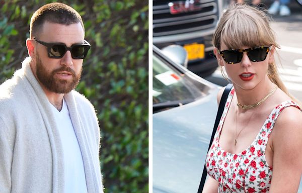 Taylor Swift Was Photographed Kissing Travis Kelce In A Yellow swimsuit On Vacation