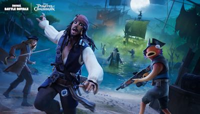 Jack Sparrow And His Pirates Of The Caribbean Friends Set Sail For Fortnite's Shores Today