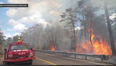 NJ wildfire is now 100% contained