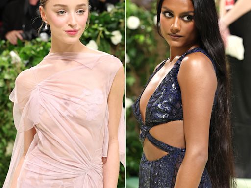 Bridgerton Stars Simone Ashley & Phoebe Dynevor Reunite at Met Gala 2024 — See Photos