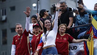 Oposición venezolana inició campaña presidencial con multitudinaria manifestación en Caracas - El Diario NY