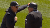 Ump inexplicably ejected Aaron Boone over something a fan said in the stands and mics picked up the entire argument