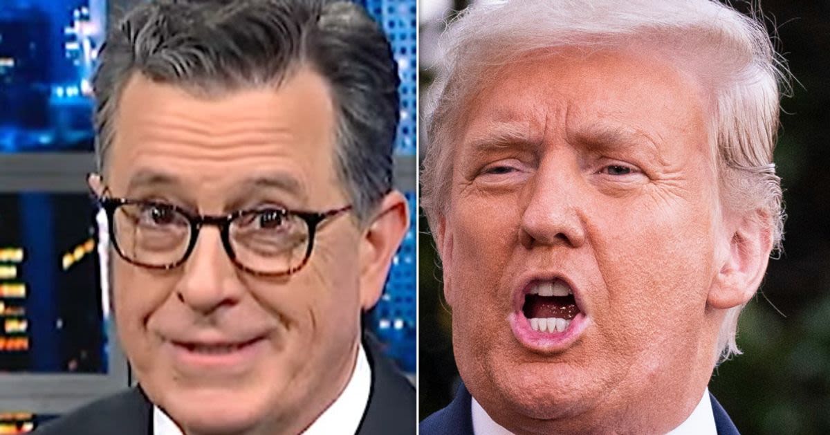 Stephen Colbert Spots Big 'Warnings' For Trump In Latest Election Numbers