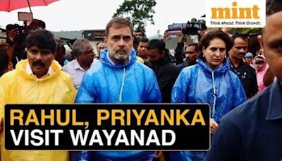 Wayanad Landslide Update: Rahul Gandhi At Ground Zero In Kerala