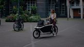 This electric pedal assist bike is designed for the outdoorsy family