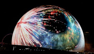 Olympics Opening Ceremony highlights being broadcast on Las Vegas Sphere
