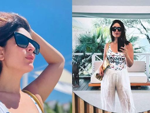 Kareena Kapoor's Italian getaway: Rocks beach fashion with effortless style: pics inside | Hindi Movie News - Times of India