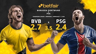 Borussia Dortmund vs. París Saint-Germain: horario, TV, estadísticas, cuadro y pronósticos