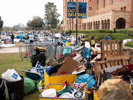 UCLA pro-Palestinian encampment left in a rubble as students vow campus protests ‘are not over’