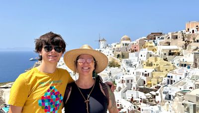 I left my husband and 2 kids behind for a trip to Greece with my middle son. It gave us proper bonding time.