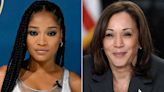 Keke Palmer Asks Kamala Harris for the Secret to Her Gorgeous Hair — and Is Shocked by Her Answer