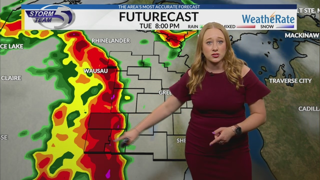 Stronger round of t-storms begins this evening