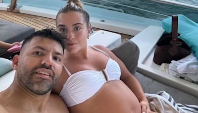 Sergio Agüero y Sofía Calzetti esperan la llegada de Olivia, la primera hija de la pareja