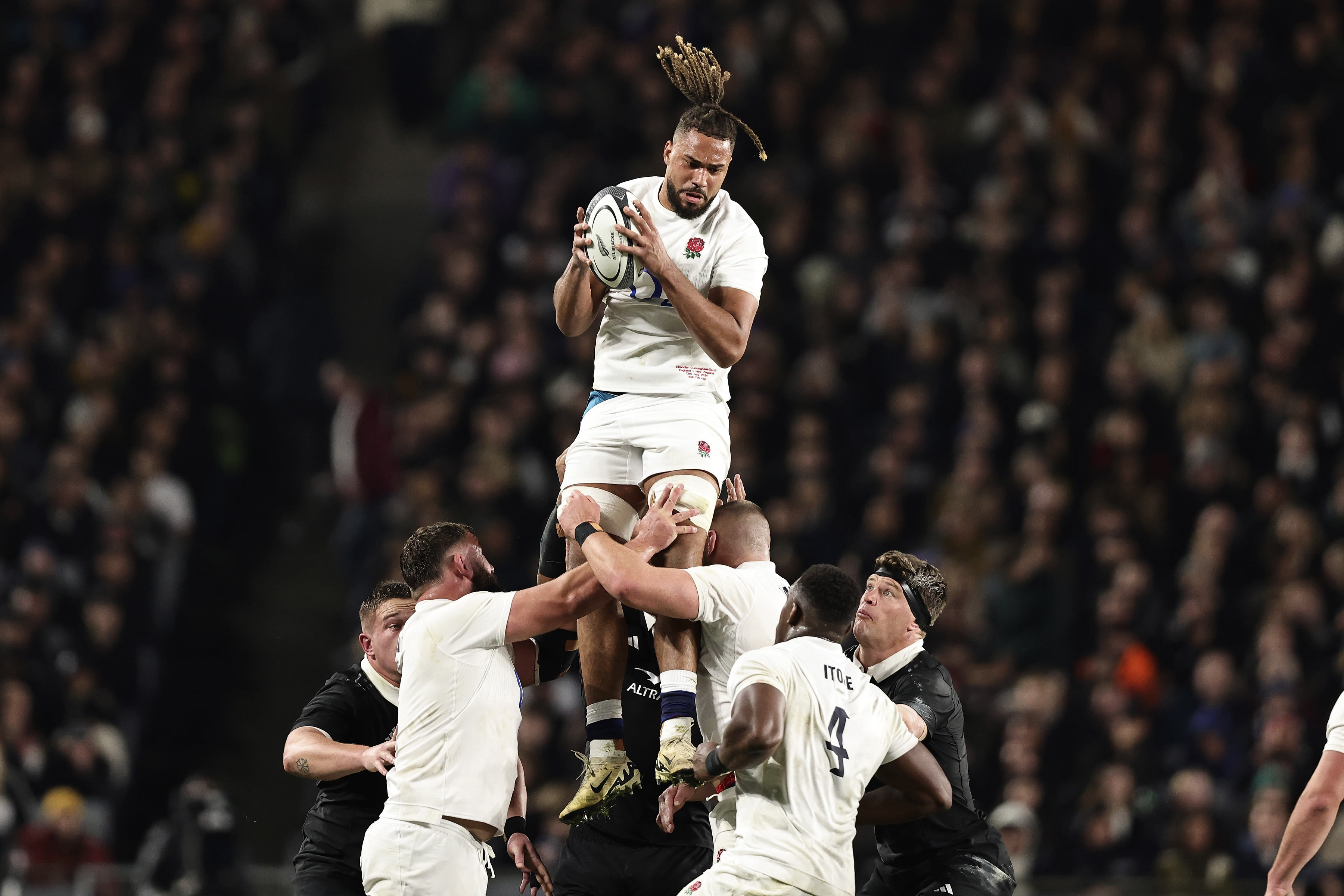 Beauden Barrett sparks New Zealand to 24-17 victory over England in second test