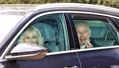 King Charles III and Queen Camilla Spotted in Car Together in the Midst of Cancer Treatment