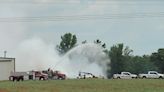 First responders battle blaze behind barn on South Canoe Road - The Atmore Advance