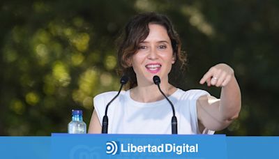 Ayuso acusa a Sánchez de "mentir": "Amagó con dimitir porque sabía que su mujer había sido imputada"