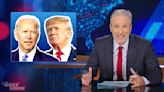 Jon Stewart Uses ‘Daily Show’ Return to Equate Trump and Biden