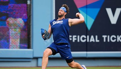 Clayton Kershaw set to make first start of the season for the Dodgers on Thursday against the Giants