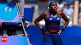 Tearful Coco Gauff dumped out of Olympics after on-court row | Paris Olympics 2024 News - Times of India