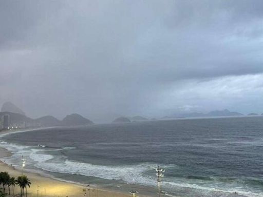 Segunda-feira com chuva e frio no RJ