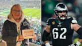 Donna Kelce Cheers on Son Jason at Eagles-Giants Christmas Day Game