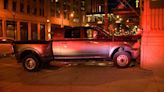 Truck crashes into downtown Milwaukee building