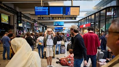 Paris 2024 Olympics: opening ceremony hit by travel chaos as quarter of Eurostar trains cancelled – live