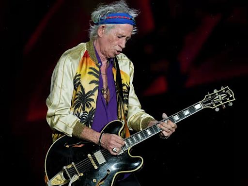 Instruments of Keith Richards and George Harrison up for auction