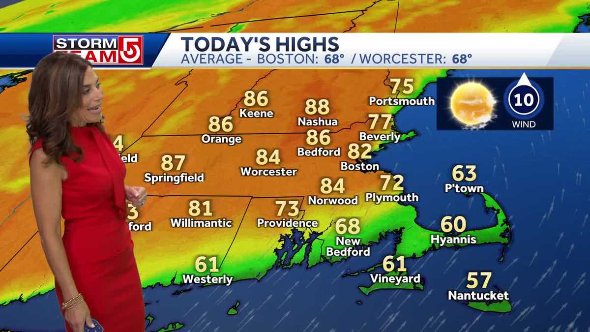 Video: Warming up with temps in 80s