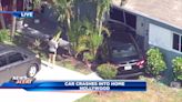 Vehicle crashes into Hollywood home; no injuries reported - WSVN 7News | Miami News, Weather, Sports | Fort Lauderdale