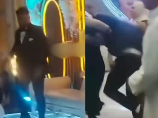 Watch: Bride's brothers attack groom on the stage, netizens say, "Violent person..."