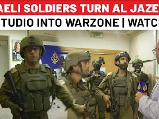 Israeli Soldiers With Guns Storm Al Jazeera Studio In West Bank: ‘Take All Cameras & Leave’ | Hamas