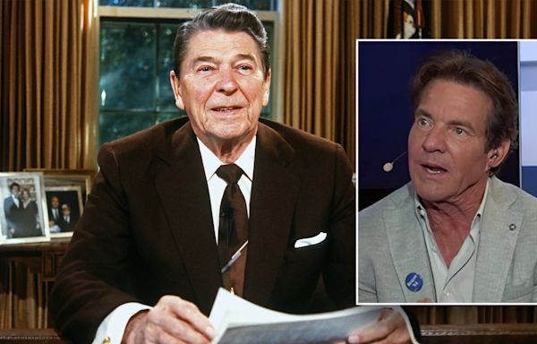 Dennis Quaid says Ronald Reagan's story 'exemplified what we need to get this nation back to'