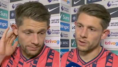 James Tarkowski gives incredibly emotional and brutally honest interview following Everton's 6-0 defeat to Chelsea