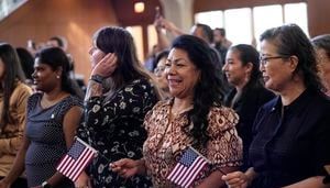More than half of foreign-born people in US live in just 4 states and half are naturalized citizens