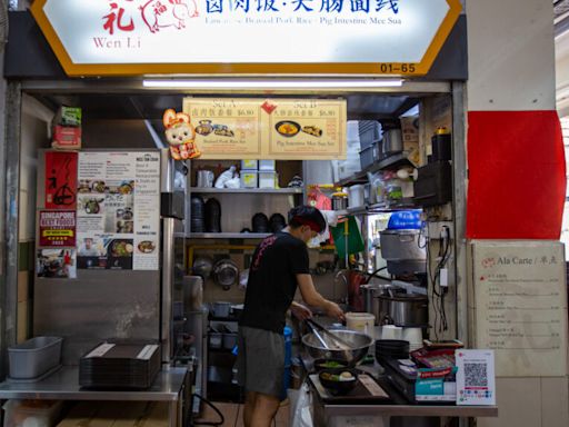 Wen Li Taiwanese Food: Mee Sua with oysters and bonito flakes and $5 for a packed bowl of braised pork rice