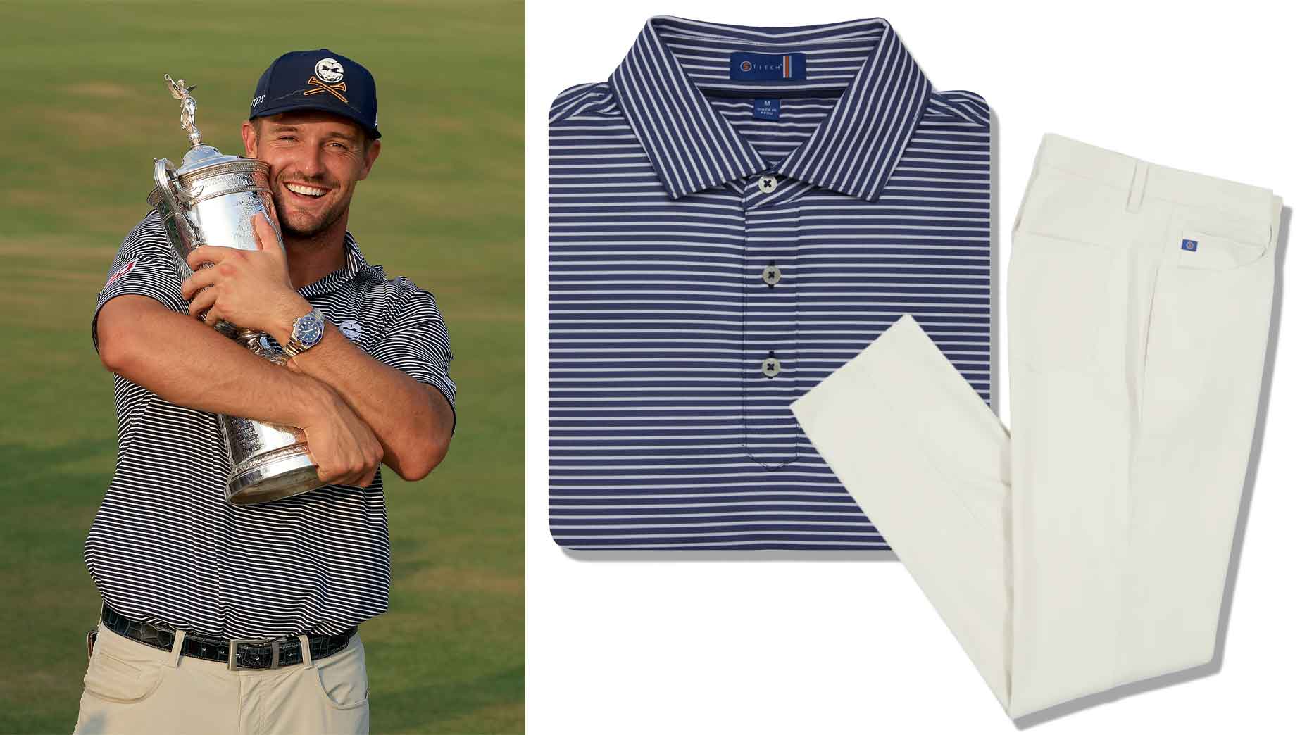 Shop Bryson DeChambeau's U.S. Open-winning apparel from Stitch Golf