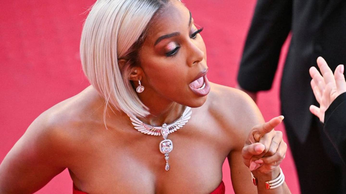 Kelly Rowland appears to have tense exchange with usher at Cannes Film Festival