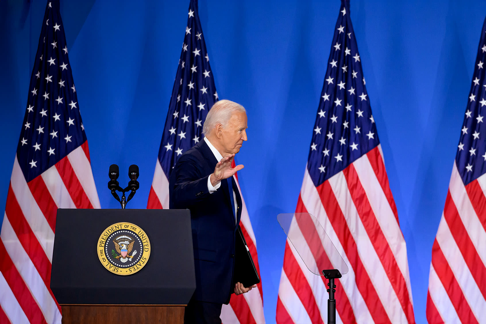 "This is over": Biden's Democratic critics say press conference not enough to stop growing revolt