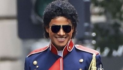 Jaafar Jackson Poses as His Uncle Michael Jackson on Set of Upcoming Biopic 'Michael'