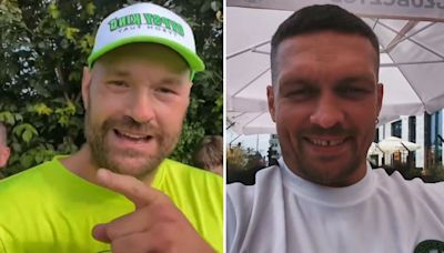 Fury warns Usyk 'you're on notice' but fans love champ's cheeky response