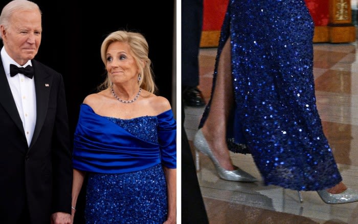 Jill Biden Brings Beachy Vibes to the White House With Espadrille Wedges