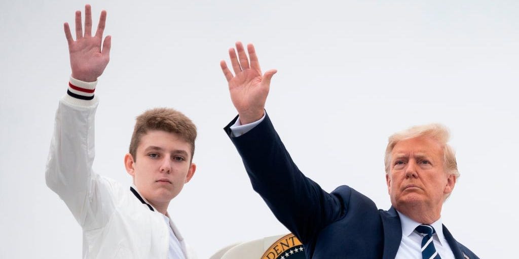 Trump says his teen son Barron told him he needed to go on streamer Adin Ross' show