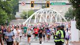 AJC Peachtree Road Race doubling line-up of performers along course