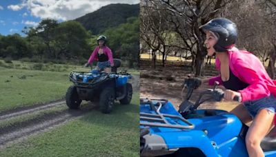 Shehnaaz Gill Drops Video Of Enjoying Her First Time Squad Biking In Mauritius, Fans React; Watch - News18