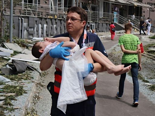 Russia's brutal missile strike on a Ukrainian children's hospital just before the big NATO summit appears to be backfiring